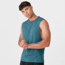 Luxe Classic Drop Armhole Tank Top - Petrol Blue - S