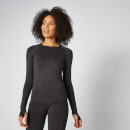 Haut manches longues sans couture - Noir