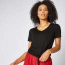T-Shirt Twist manches courtes - noir