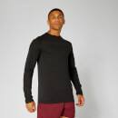 MP Aero-Knitted Long Sleeve T-Shirt - Black Marl