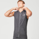 Tru-Fit Sleeveless Hoodie - Charcoal Marl - XS