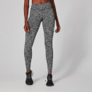 MP Women's Power Leggings - Black Space Dye - XS