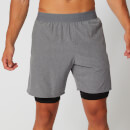 Pantalón Corto Doble Capa Power - Gris