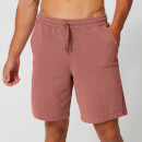 Short délavé pour homme - Rouge