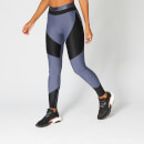 MP Metallic Panelled Leggings - Navy/Black