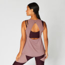 MP Women's Mesh Detail Open Back Vest - Fawn - XS