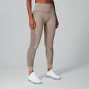 MP Contrast Rib Seamless Leggings - Sesame/Black