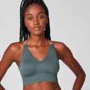 MP Luxe Ribbed Seamless Sports Bra - Castle Rock - XS