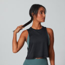 MP Women's Mesh Tech Drop Armhole Tank Top - Black - S