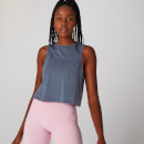 Camiseta de Tirantes Embossed Reach - Azul Oscuro