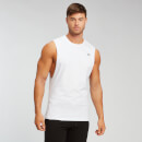Camiseta sin Mangas con Sisas Caídas Essentials - Blanco - XXL