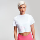 T-shirt MP Power Cropped da donna - Bianco - XS