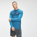 Camisola de Manga Comprida sem Costuras Essentials para Homem da MP - Azul Brilhante Marl - XXL