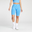 Image of MP Curve Women's Cycling Shorts - Bright Blue - XS