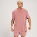 T-shirt a maniche corte oversize MP Composure da uomo - Rosa slavato - XS