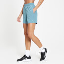  MP Women's Run Life Training Shorts — Steinblau/Weiß - L