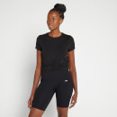  MP Women's Composure Twist Front Crop T-Shirt — Schwarz - XL