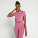  MP Women's Composure Twist Front Crop T-Shirt — Mauve - M