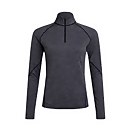 Women's Voyager Half Zip Tech Tee - Dark Grey Women's Voyager Half Zip Tech Tee - Dark Grey