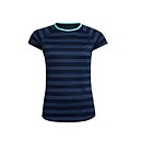Women's Stripe Tech Tee 2.0 - Blue Women's Stripe Tech Tee 2.0 - Blue
