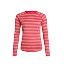 Women's Stripe Tech Tee 2.0 - Red Women's Stripe Tech Tee 2.0 - Red