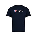 Men's Organic Big Classic Logo T-Shirt - Blue Men's Organic Big Classic Logo T-Shirt - Blue