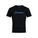 Men's Organic Big Colour Logo T-Shirt - Black - XS Men's Organic Big Colour Logo T-Shirt - Black - XS