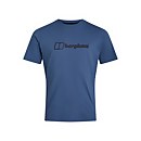 Men's Organic Big Colour Logo T-Shirt - Blue - XS Men's Organic Big Colour Logo T-Shirt - Blue - XS