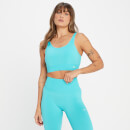 MP Women's Tempo Tonal Seamless Sports Bra - Bright Turquoise - XL