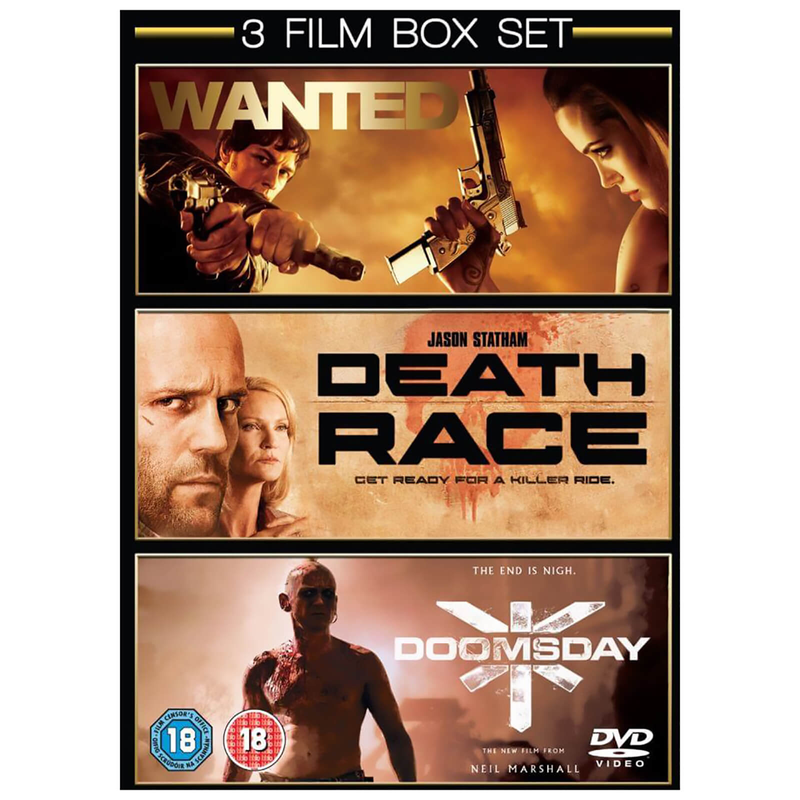 Wanted / Death Race / Doomsday