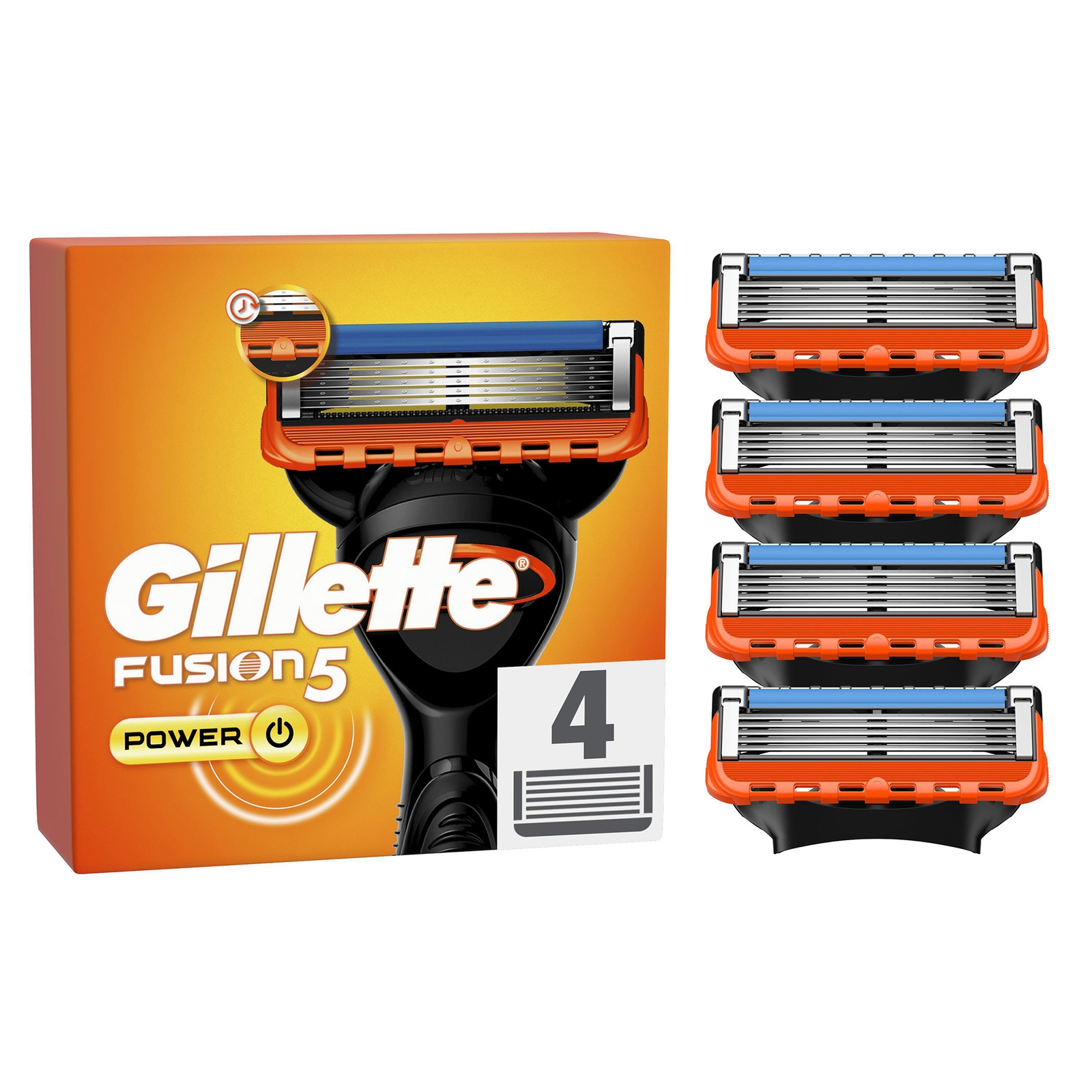 Gillette Fusion5 Power Razor Blades - 4 Pack