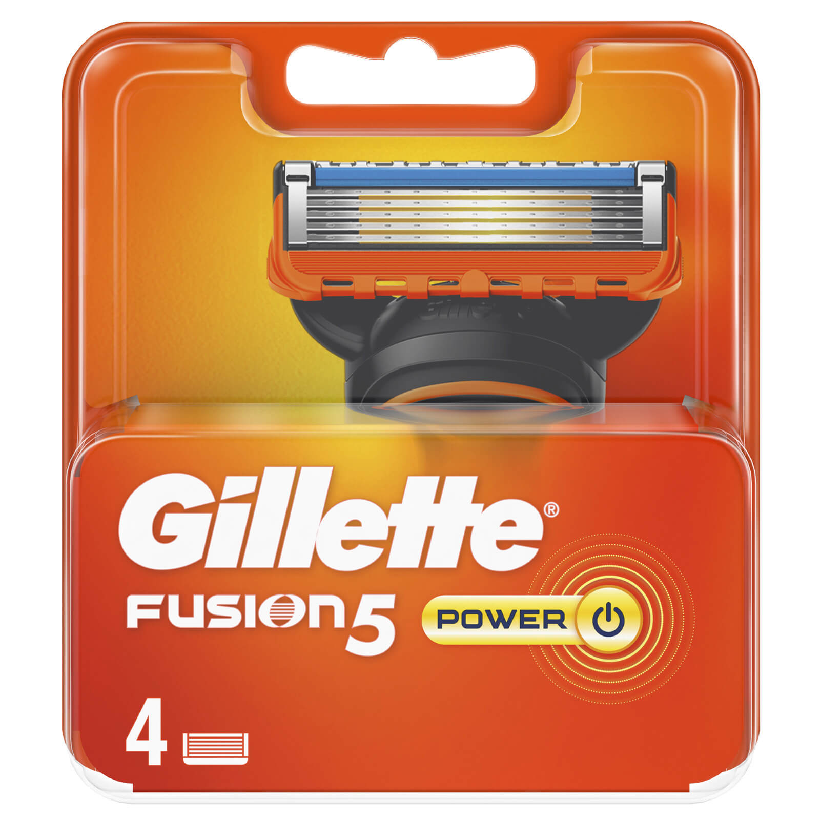Gillette Fusion Power Razor Blade Refills - 4 Pack