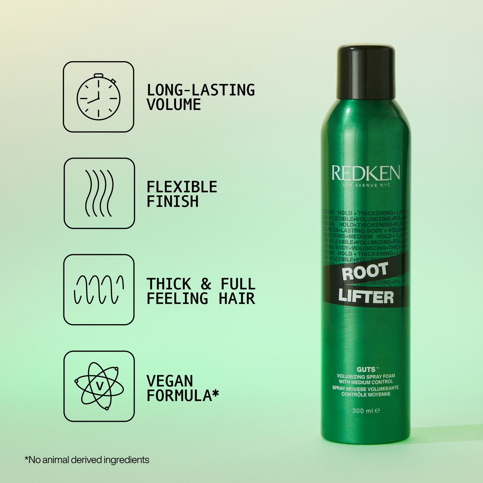 Thumbnail - Redken Guts 10 (Volumenschaum) 300gr