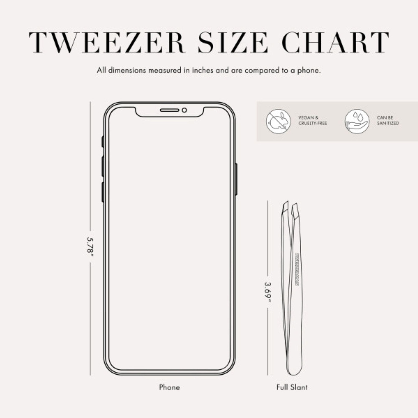 Tweezerman Mini Slant Tweezer - Flamingo Pink