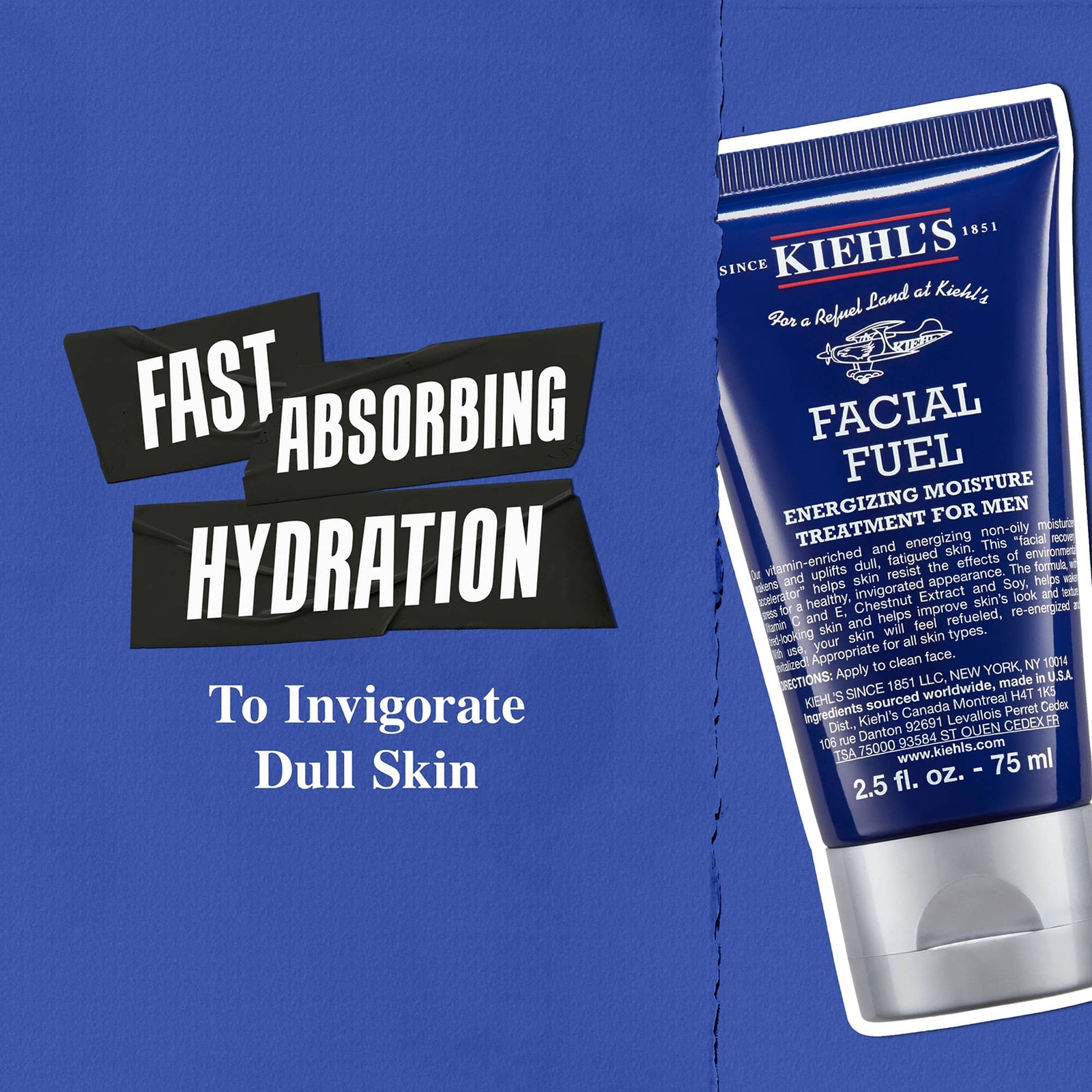 Thumbnail - Kiehl's Facial Fuel Energising Moisture Treatment For Men (Various Sizes) - 75ml