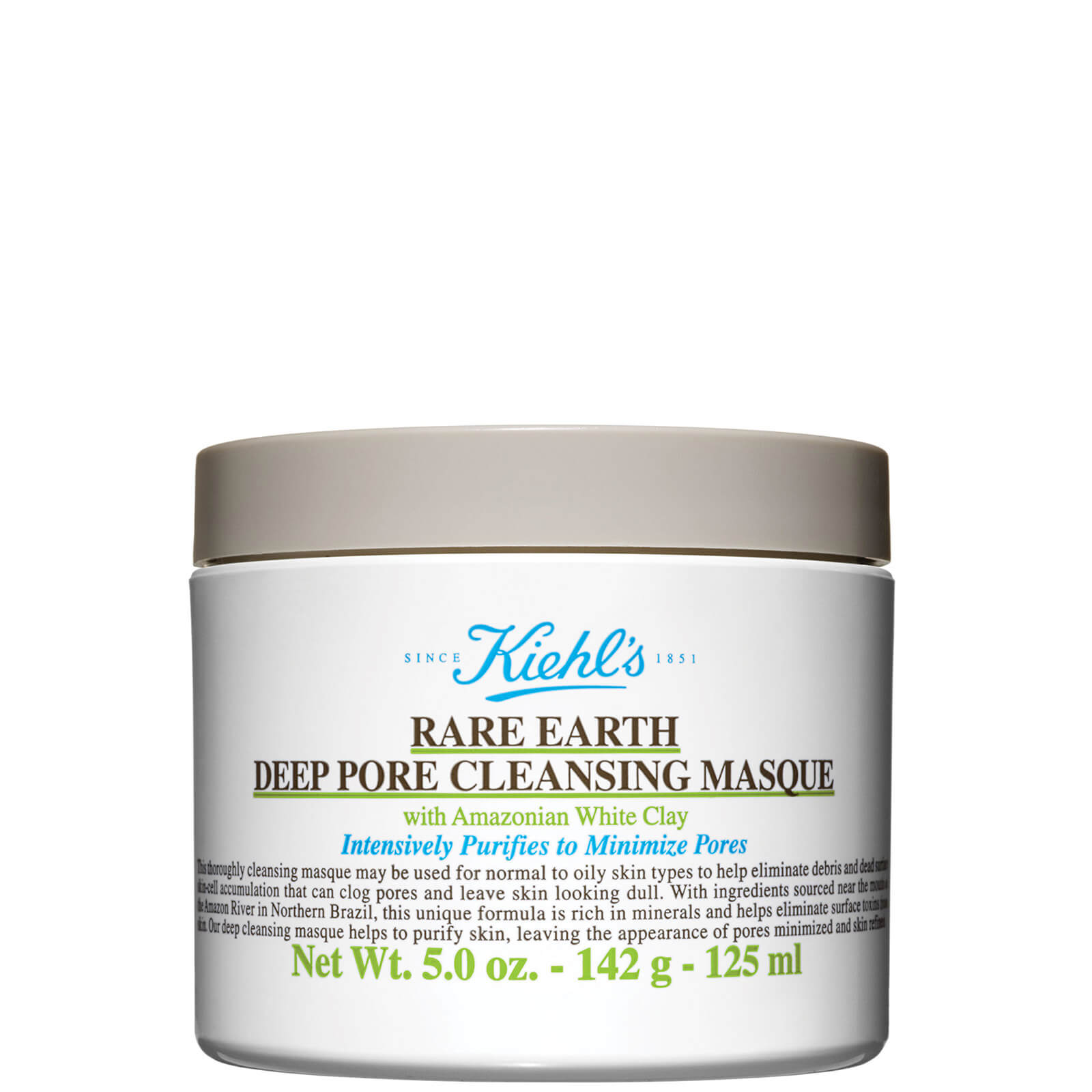 Photos - Facial / Body Cleansing Product Kiehl's Rare Earth Deep Pore Cleansing Masque 125ml