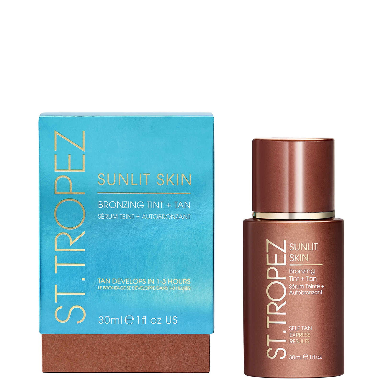 St Tropez Sunlit Skin Self Tan Express 30ml