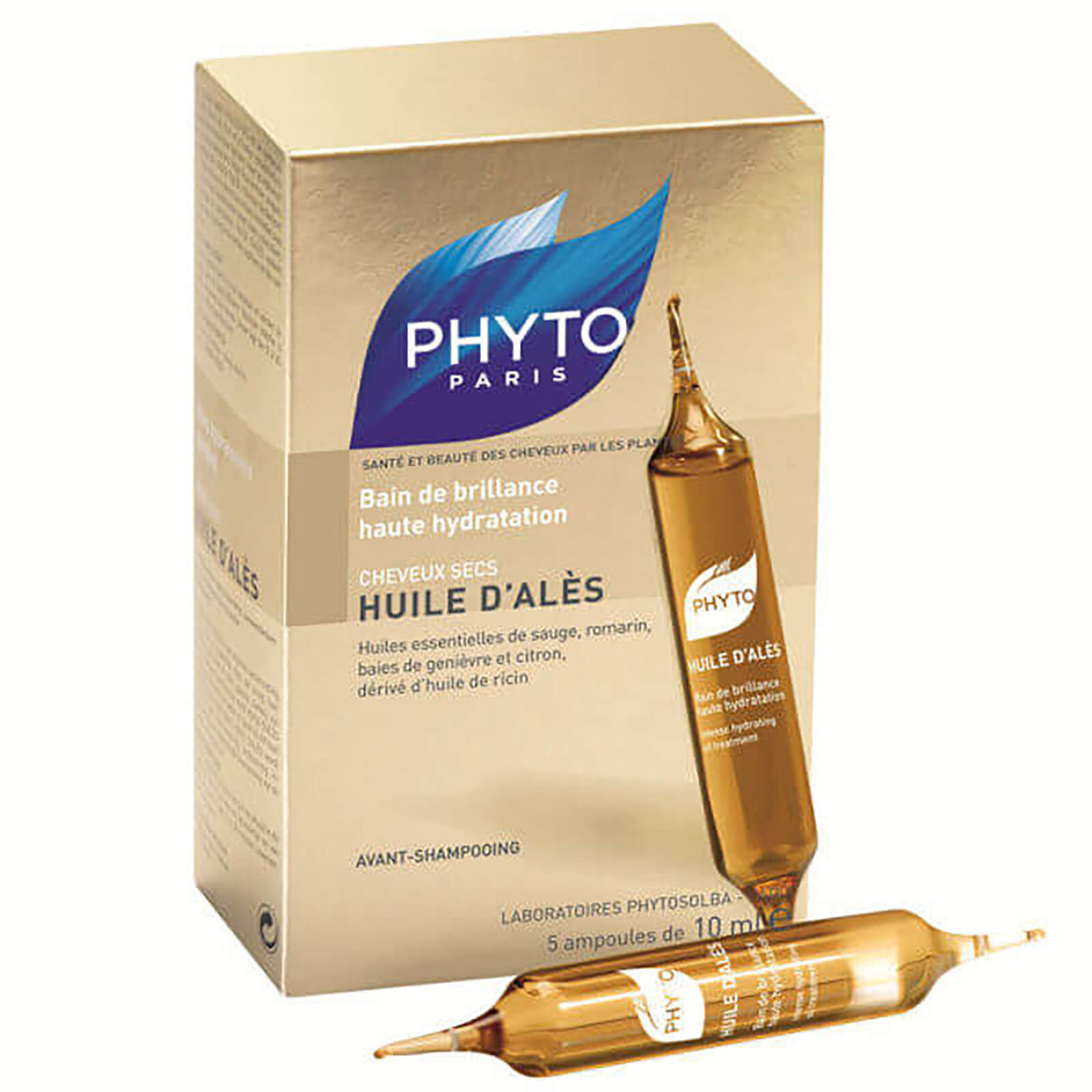 

Phyto Huile D'Ales Intense Hydrating Oil Treatment (5 X 10ml)