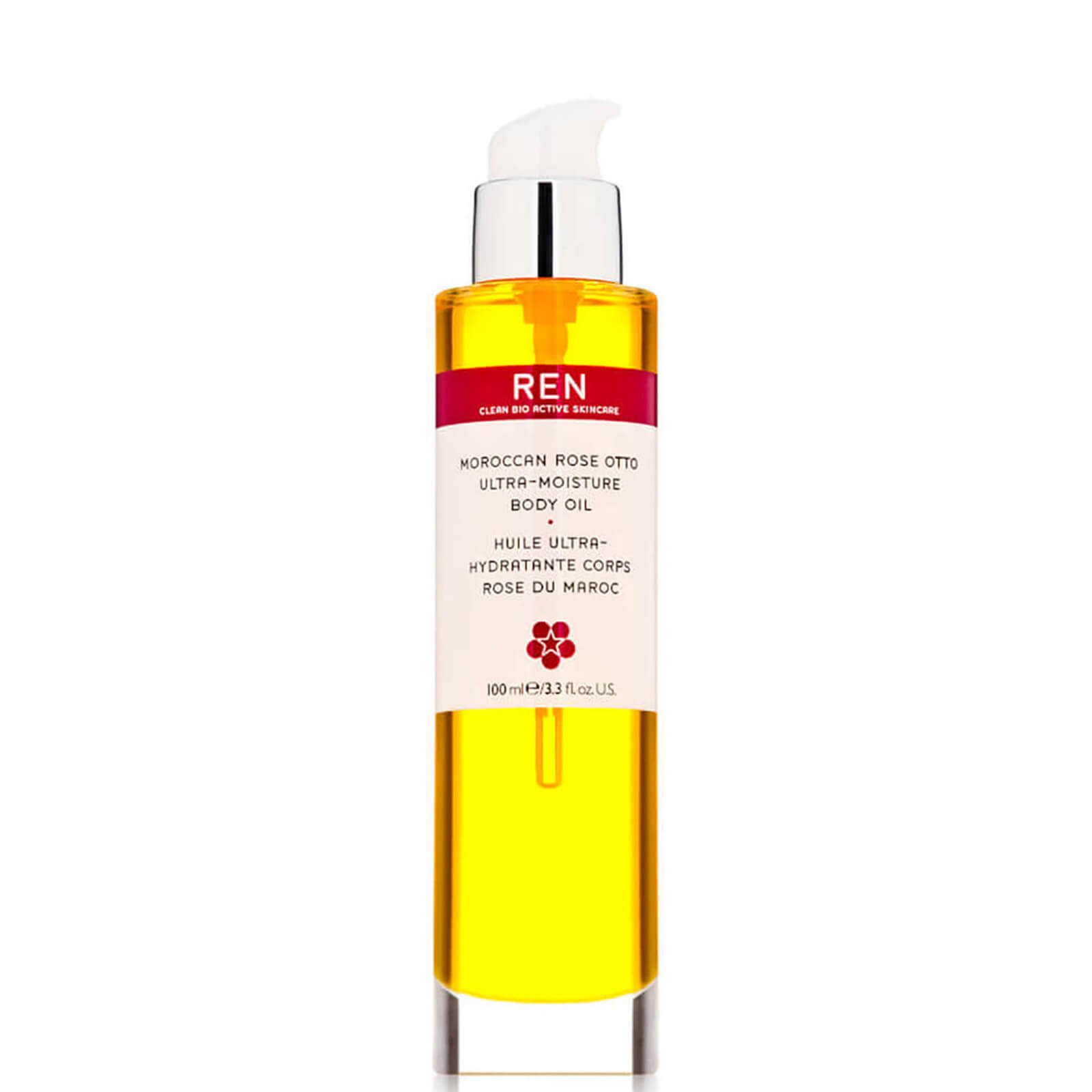 REN Clean Skincare Moroccan Rose Otto Ultra-Moisture Body Oil 100ml