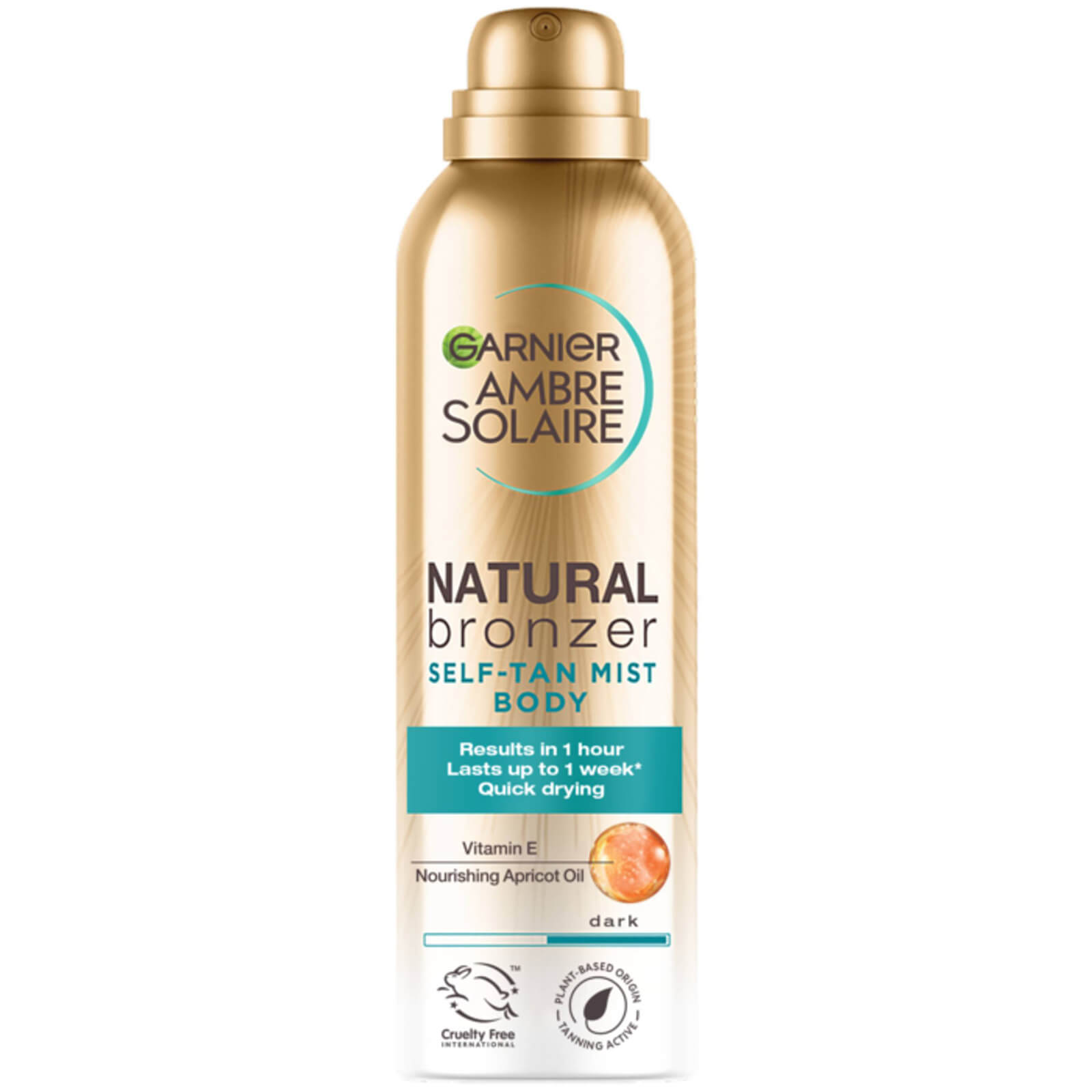 Photos - Face Powder / Blush Garnier Ambre Solaire Natural Bronzer Quick Drying Self Tan Body Mist Dark 150ml C 