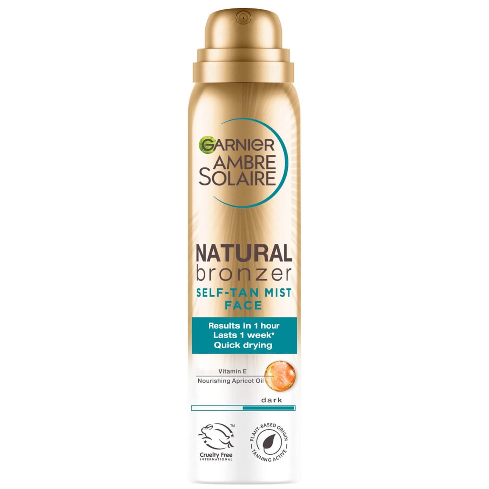 Photos - Face Powder / Blush Garnier Ambre Solaire Natural Bronzer Quick Drying Dark Self Tan Face Mist 75ml C3 