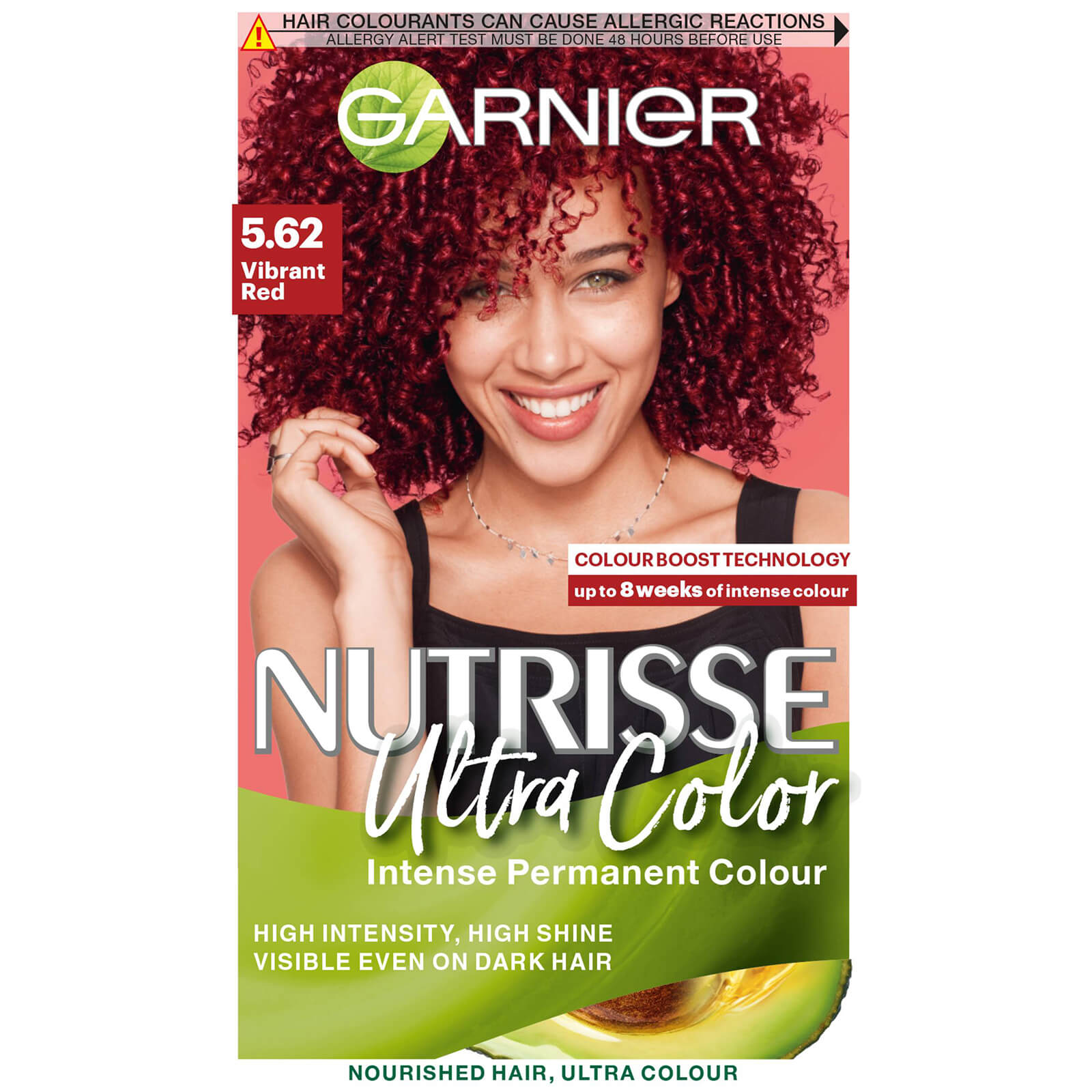 Garnier Nutrisse Permanent Hair Dye (Various Shades) - 5.62 Ultra Vibrant Red