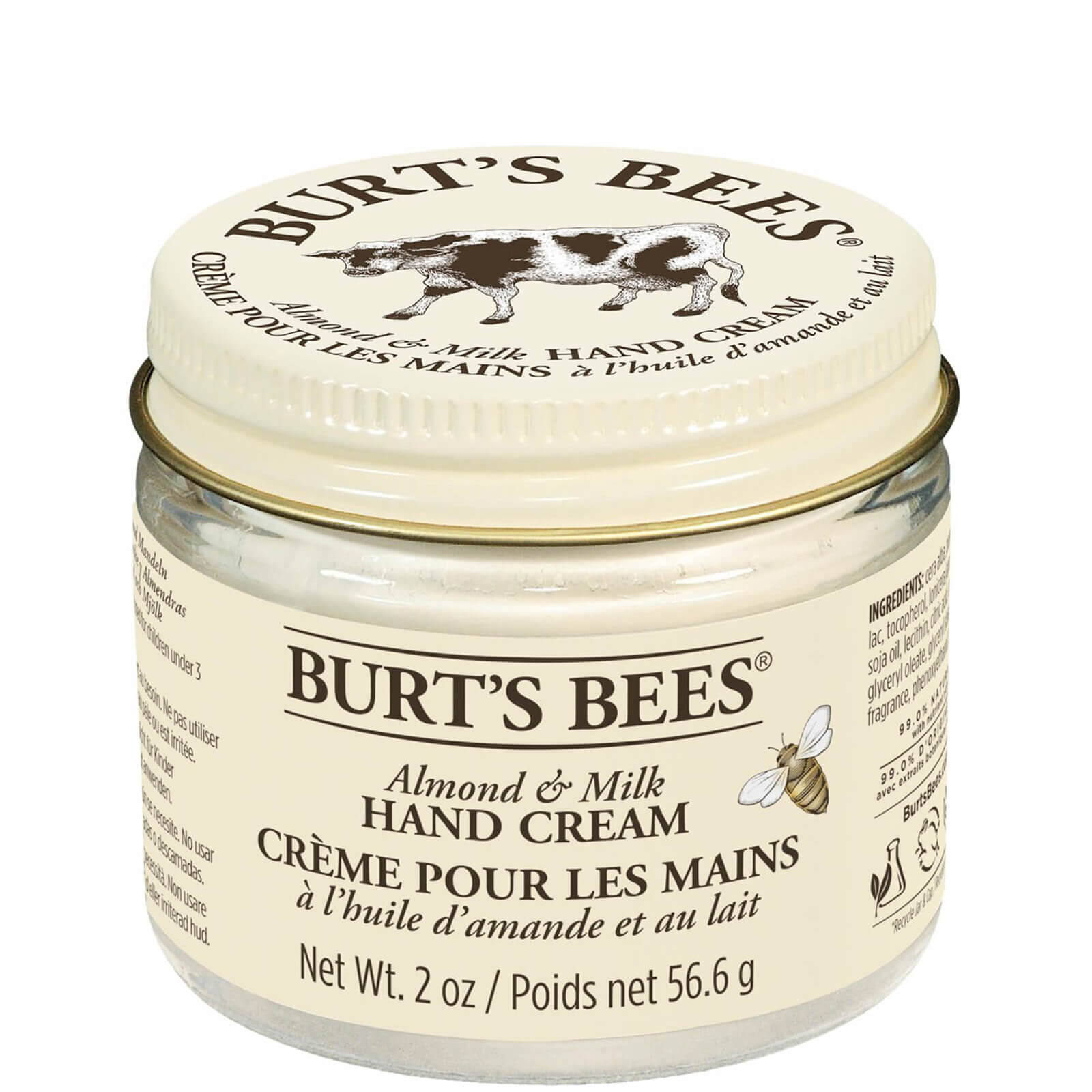 

Crème pour les mains aux amandes et au lait 56.6g