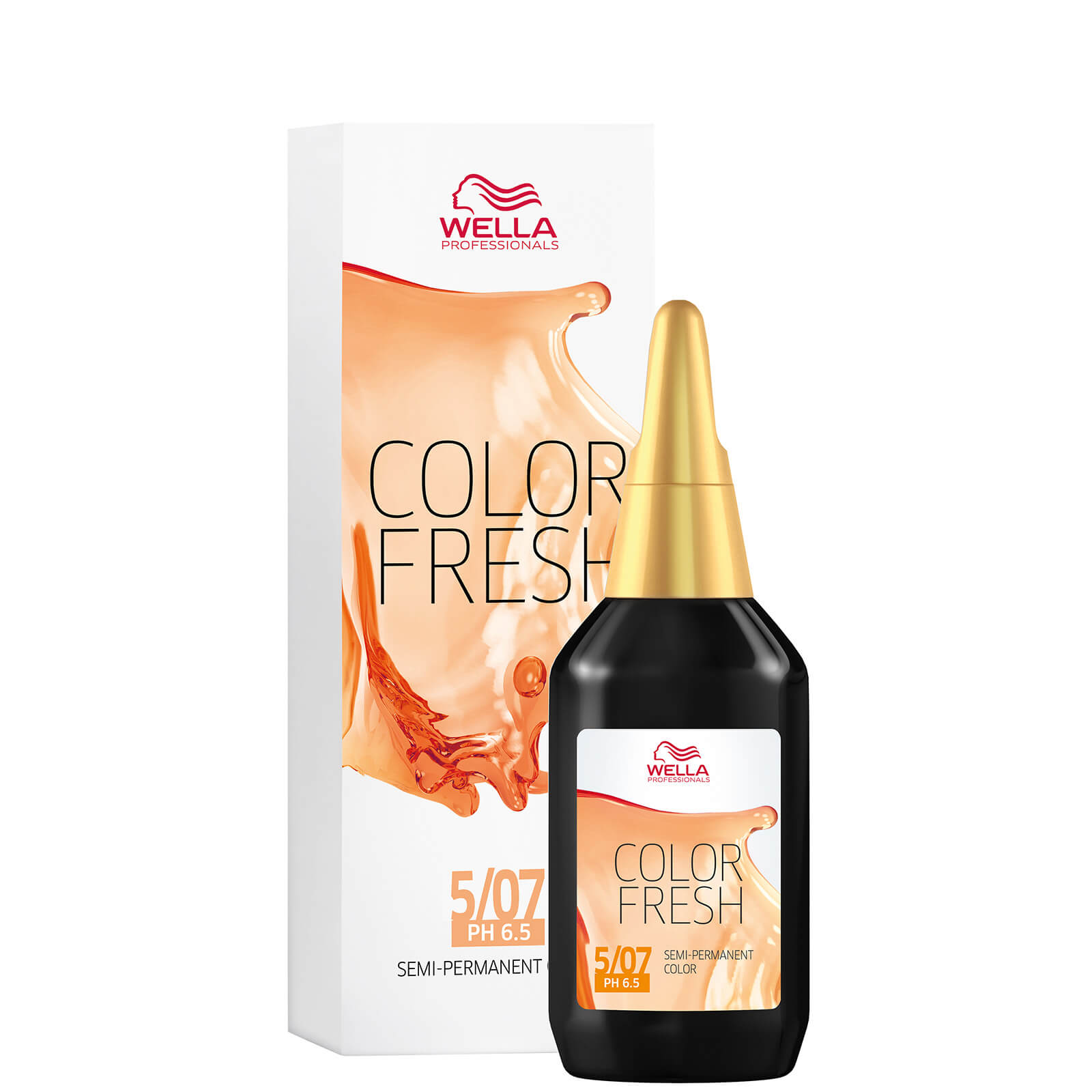 Wella Professionals Color Fresh Semi-Permanent Colour - 5/07 Natural Light Brown 75ml