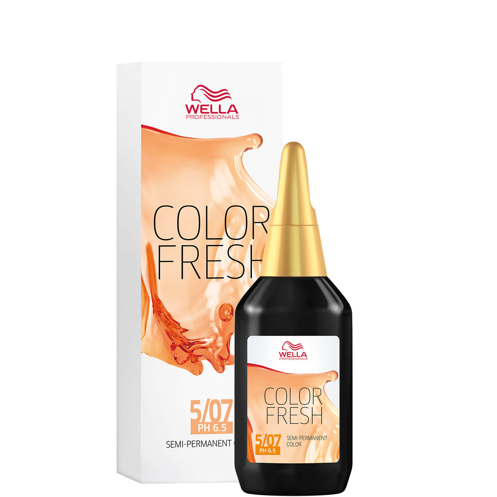 Wella Professionals Color Fresh Semi Permanent Colour 5 07 Natural Light Brown 75ml Lookfantastic