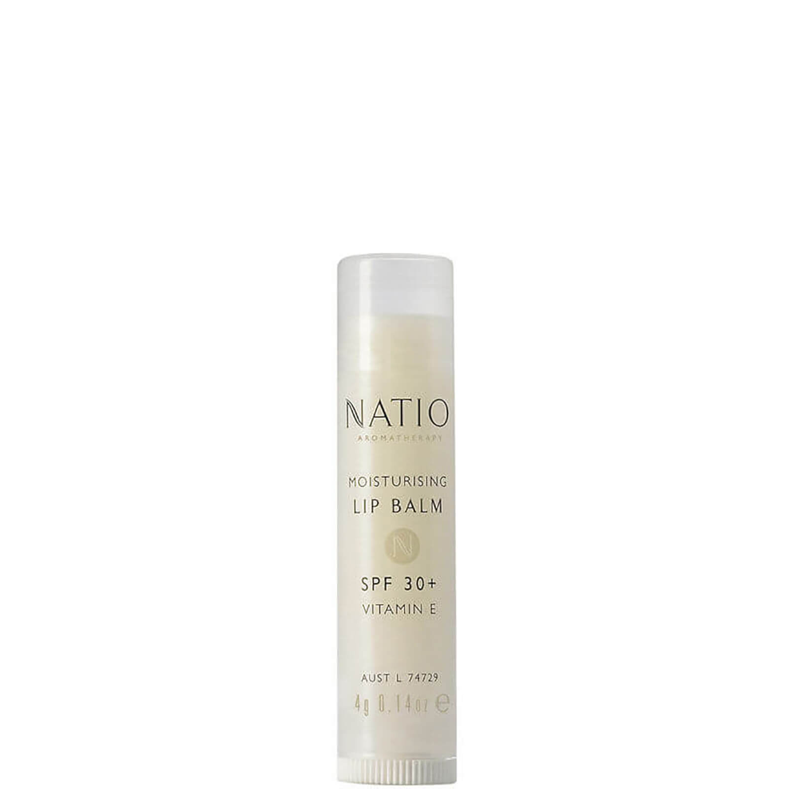 natio moisturising lip balm spf 30+ (4g)