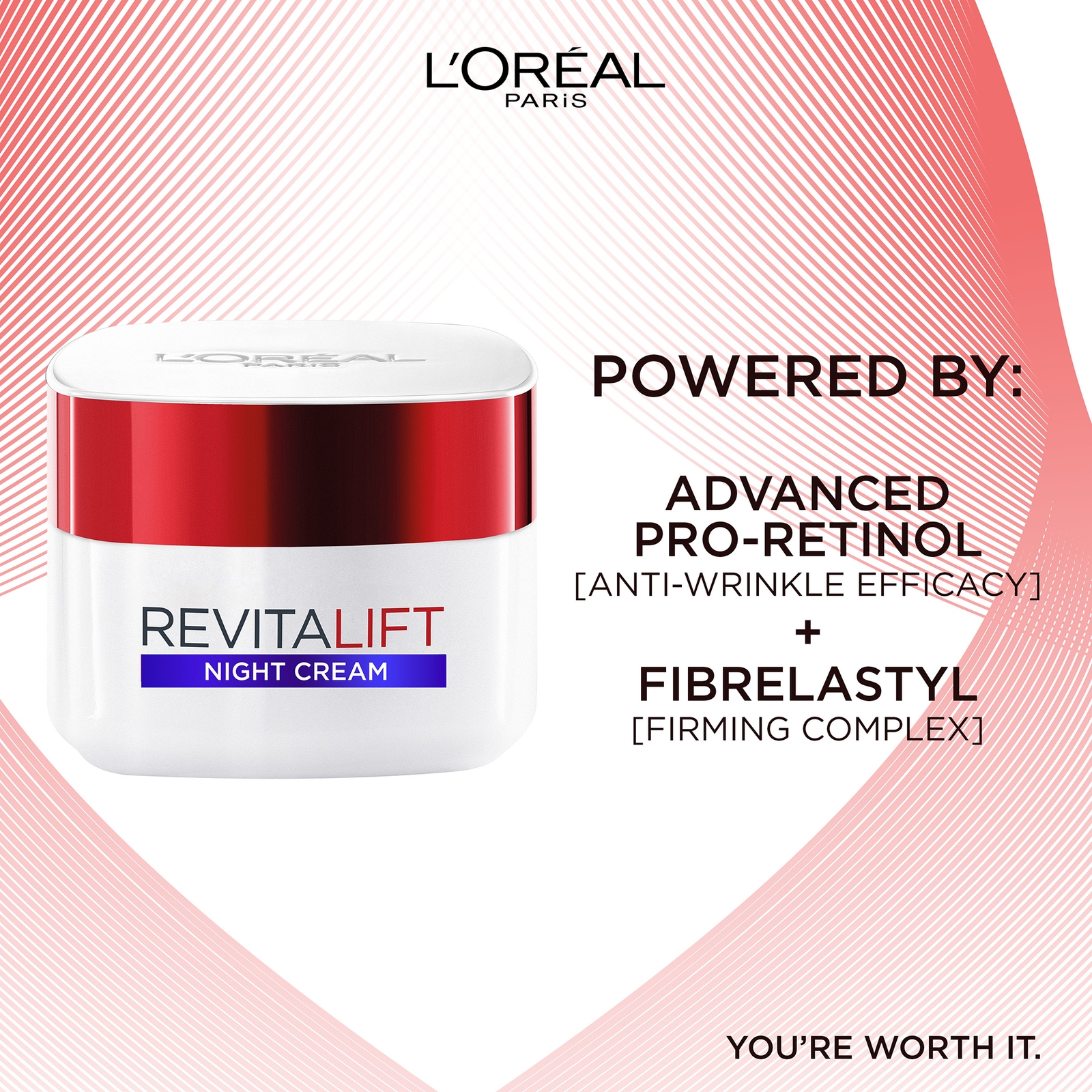 L'Oréal Paris Dermo Expertise Revitalift Anti-Wrinkle + Firming Night Cream (50ml) L'Oréal Paris Dermo Expertise Revitalift Anti-Wrinkle + Firming Night Cream (50ml)