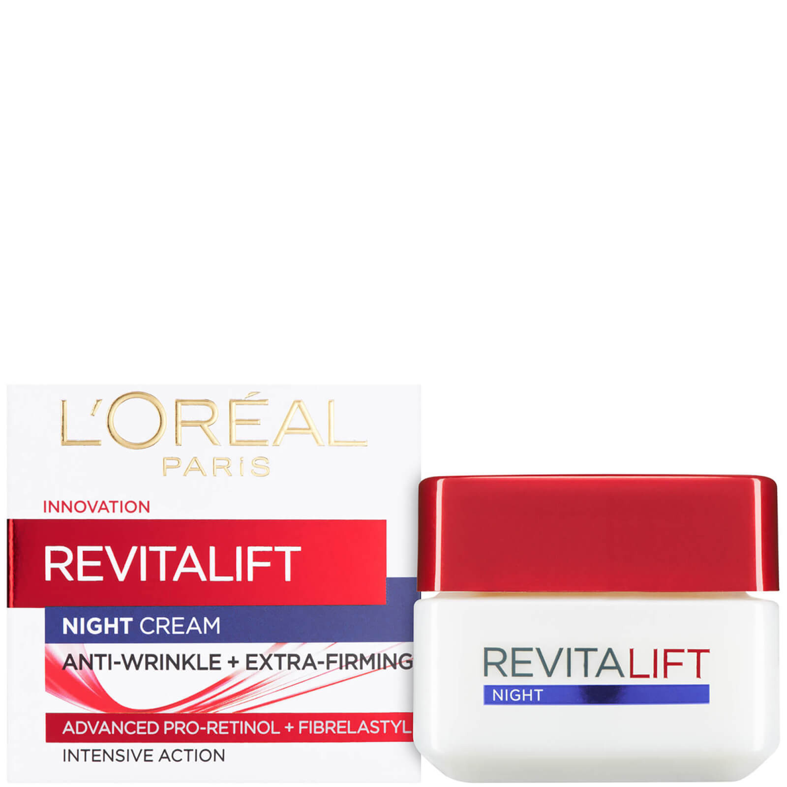 Image of L'Oréal Paris Dermo Expertise Revitalift crema notte anti-rughe + extra-rassodante (50 ml)