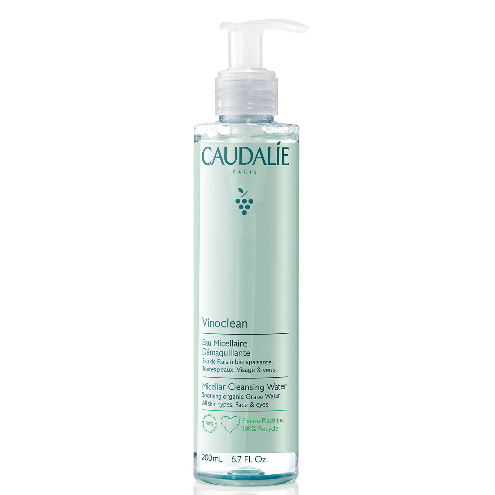 Photos - Facial / Body Cleansing Product Caudalie Vinoclean Micellar Cleansing Water 200ml 
