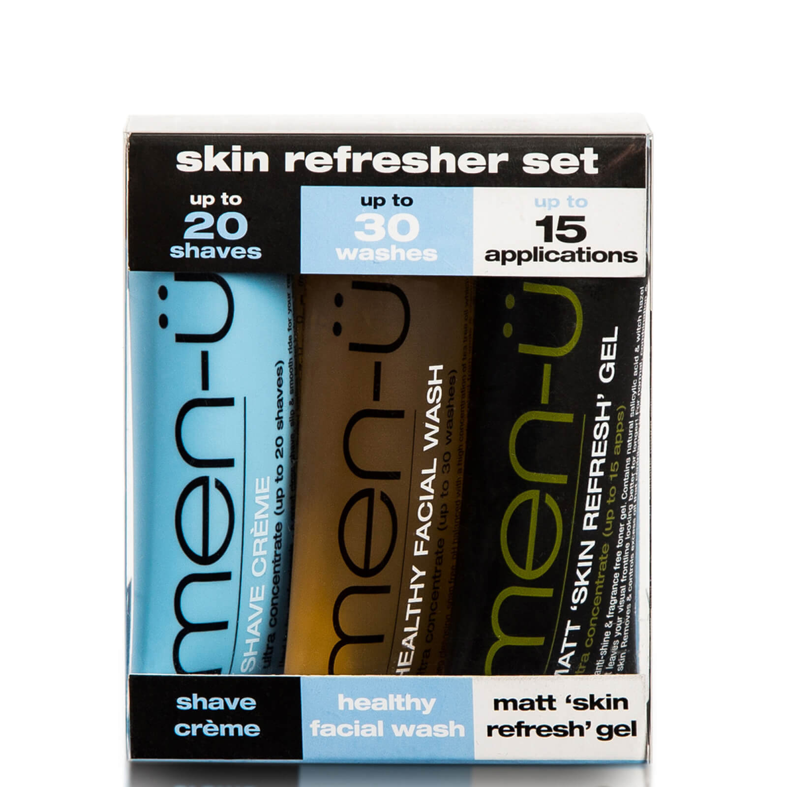 men-ü Skin Refresher - 15ml (3 Products)